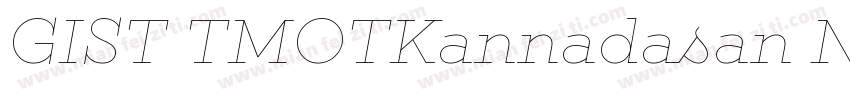 GIST TMOTKannadasan Normal字体转换